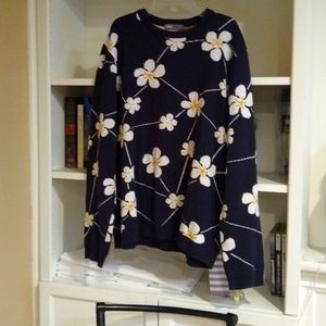 Navy Floral ASOS Crewneck Sweater